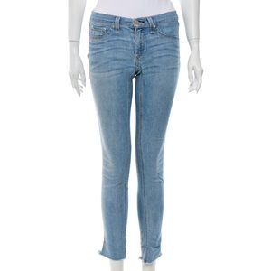 Rag & Bone Low-Rise Straight Leg Jeans US 24